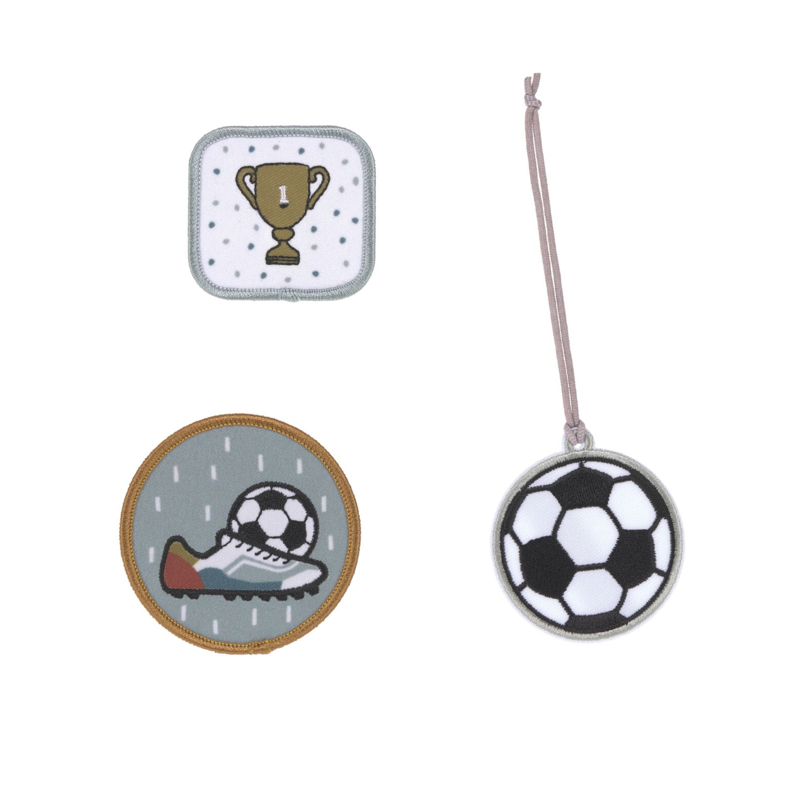 Anhänger & Patches – Schul Set Unique, Football von Lässig – Bild 3