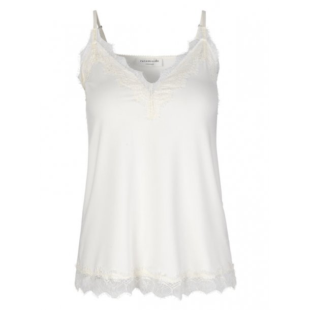 Rosemunde Spitzen Trägertop Ivory