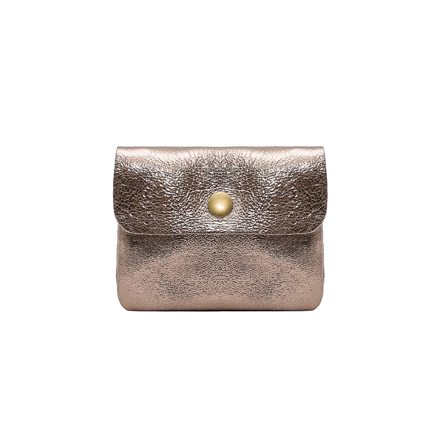 Kleine Lederwaren LUCE METAL zinn von Cherry Paris