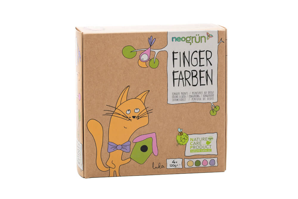 Fingerfarben 4er Set Luka von Neogrün – Bild 6