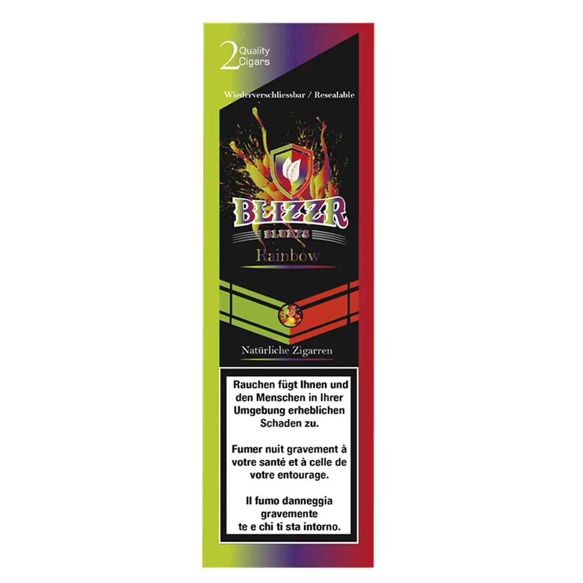 Blizzr Blunts Rainbow Fruitmix 2 Stück