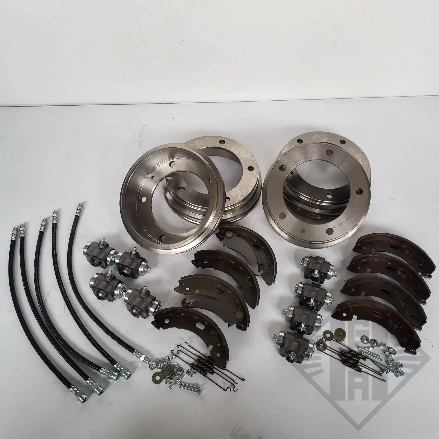 Bremsensatz kplt. Vorderachse Hinterachse Multicar M25