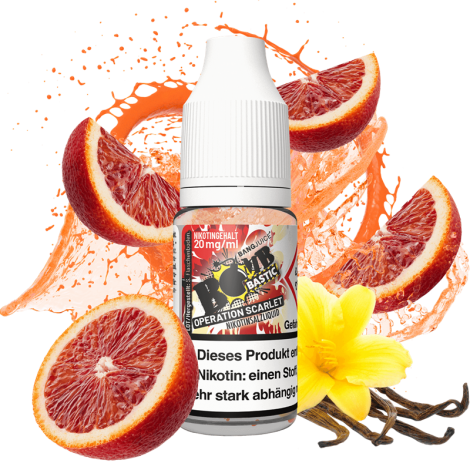 Definieren Sie Ihr Ritual neu Bang Juice – BOMBBASTIC – Operation Scarlet – 10 ml Nikotinsalz Liquid Reichhaltig