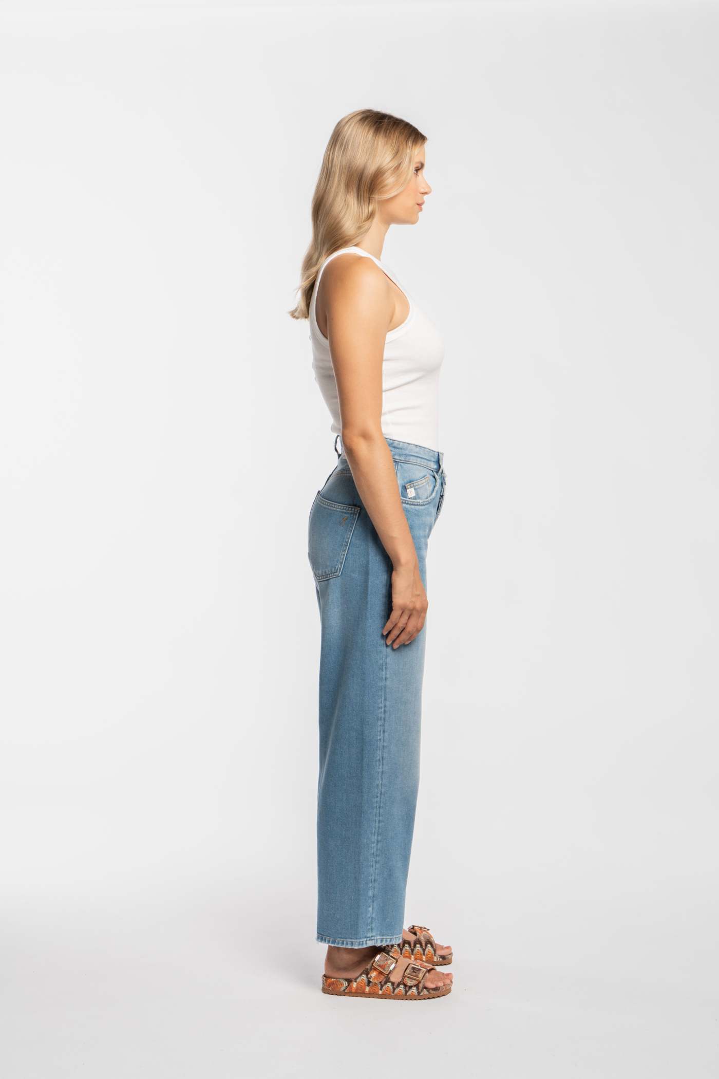 Goldgarn Jeans “C7 Cross Fit” Vintageblue – Bild 5