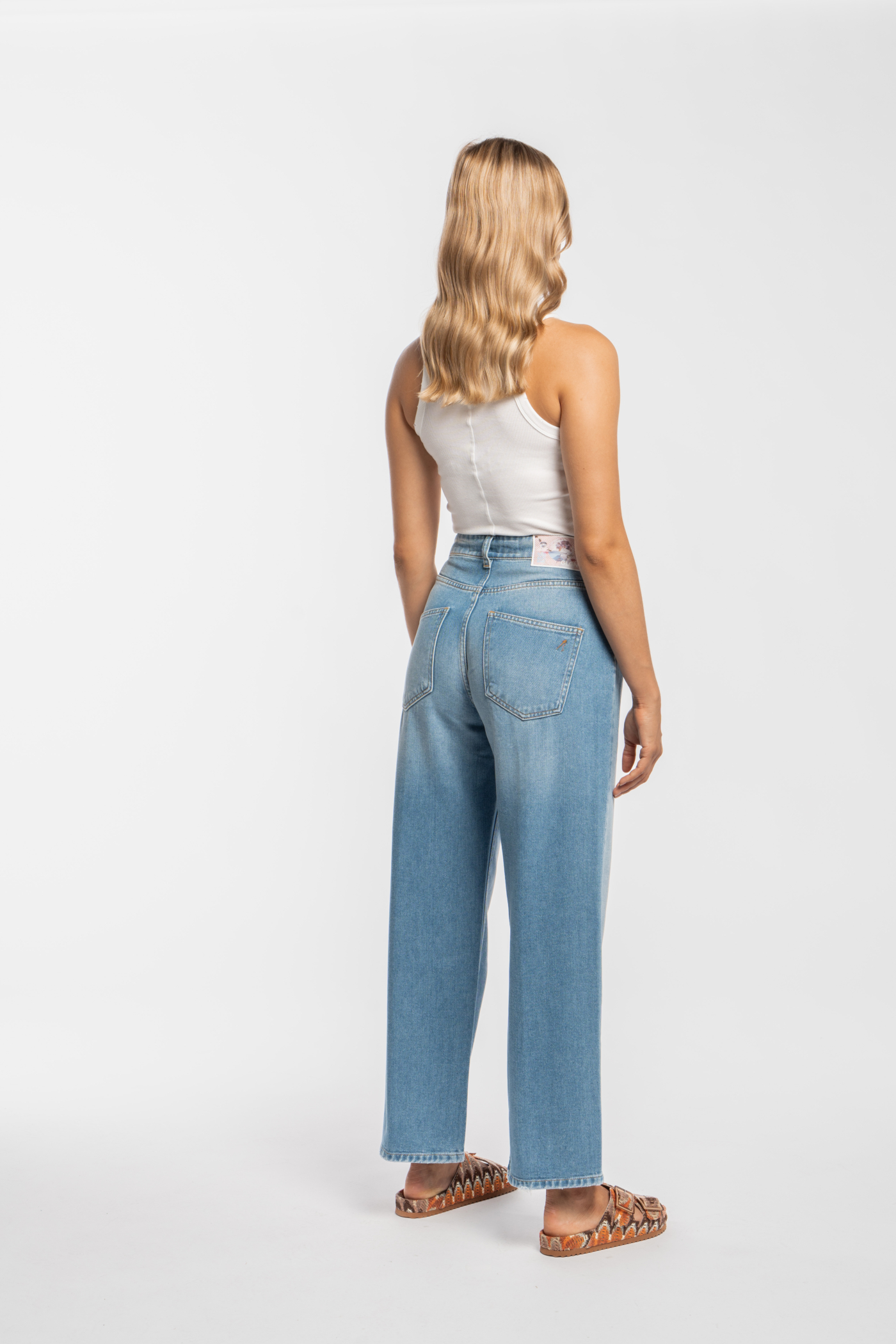 Goldgarn Jeans “C7 Cross Fit” Vintageblue – Bild 2