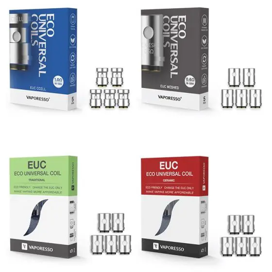 5x Vaporesso EUC Coil – 1.0 Ohm