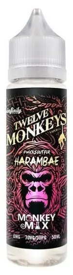 TWELVE MONKEYS – HARAMBAE, 50ML (SHORTFILL)
