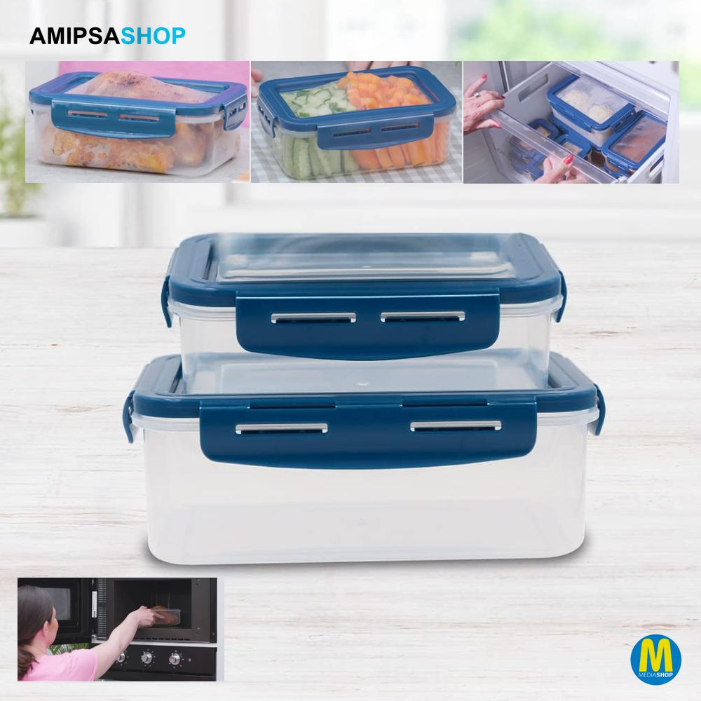 Livington Flex & Fresh 2er-Set Frischhaltedosen