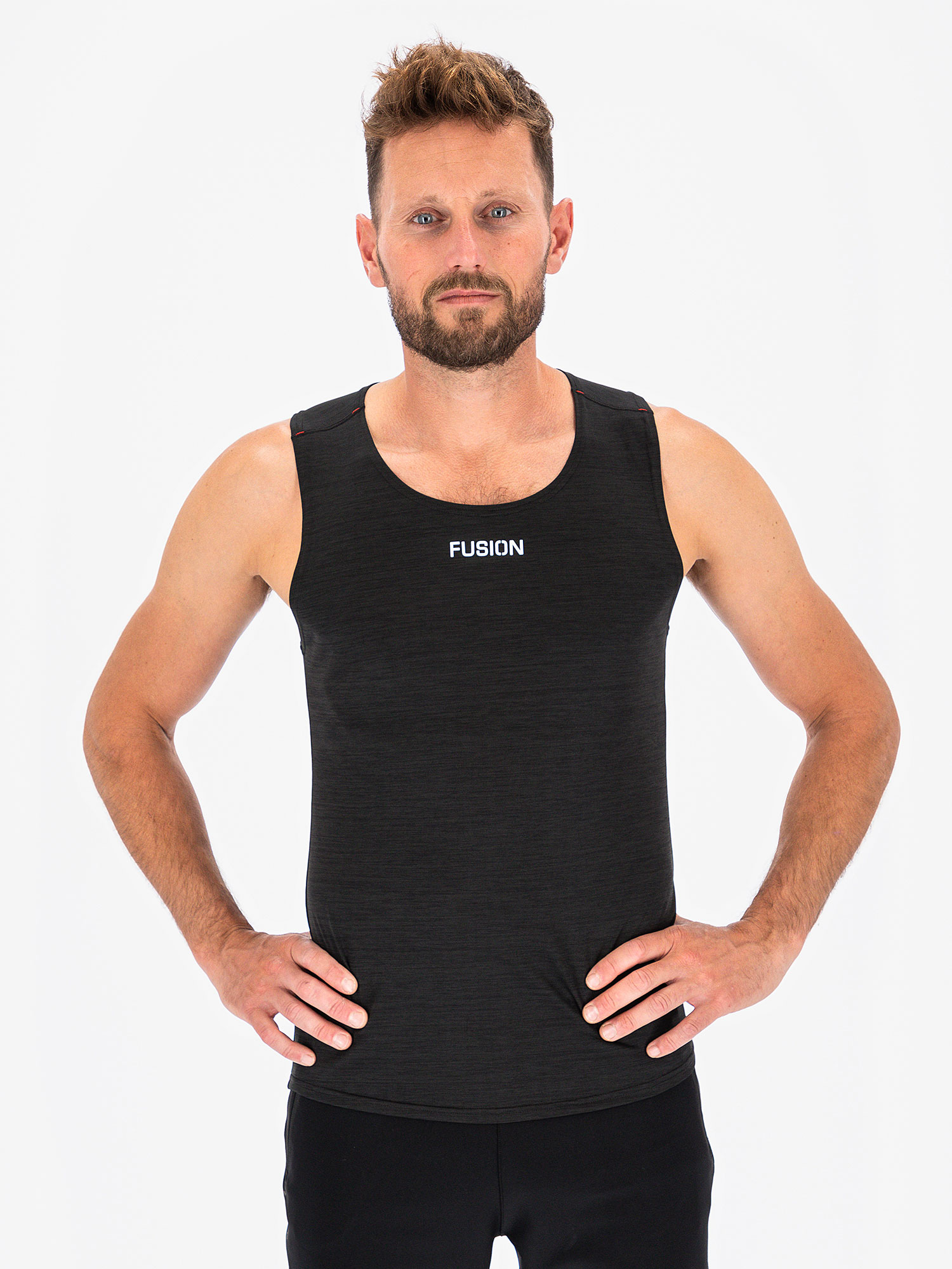 FUSION Mens C3 Singlet – Laufshirt Männer