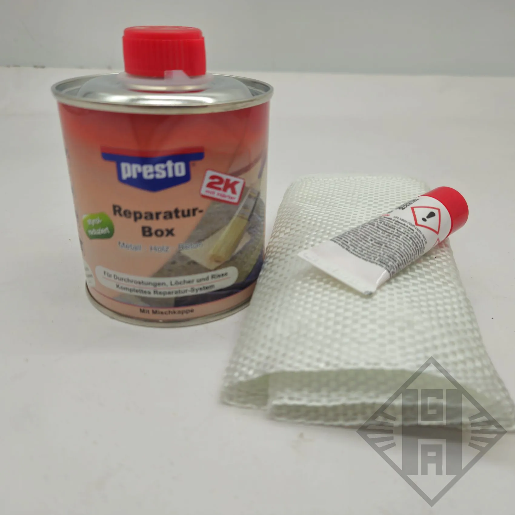 Reparaturbox mit Härter 250g