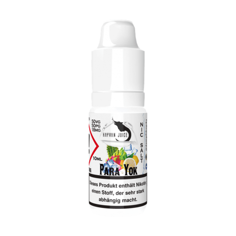 Tropische Fruchtmischung Hayvan Juice E-Liquid – Para Yok – 10 ml Nikotinsalz Fortschrittlich – Bild 2