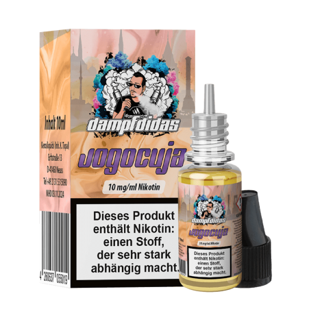 Werde Teil der Revolution Dampfdidas E-Liquid – Jogocuja – 10 ml Nikotinsalz Trendig