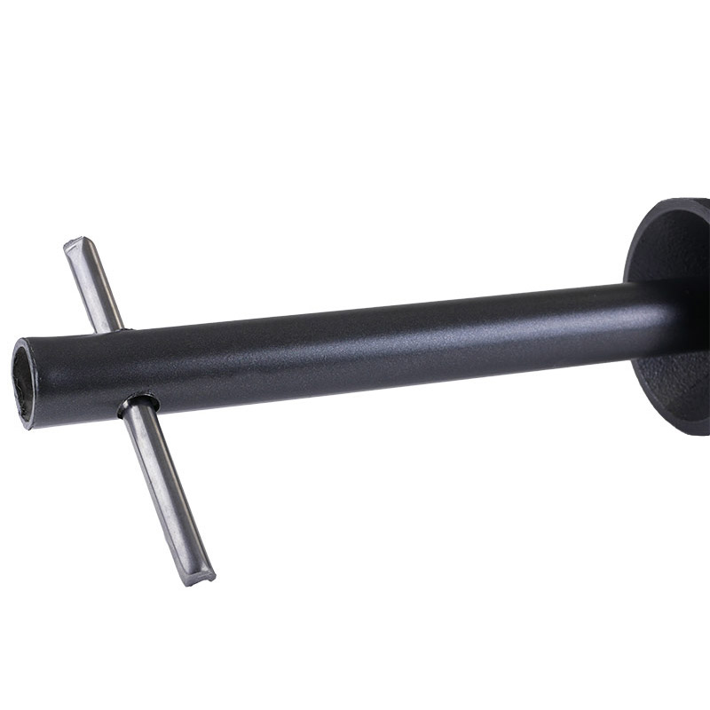 Alu-Minipoller Serie 495MB aus Aluguss mit Stahlrohrkern, konisch mit Zierringen, ortsfest – Bild 4