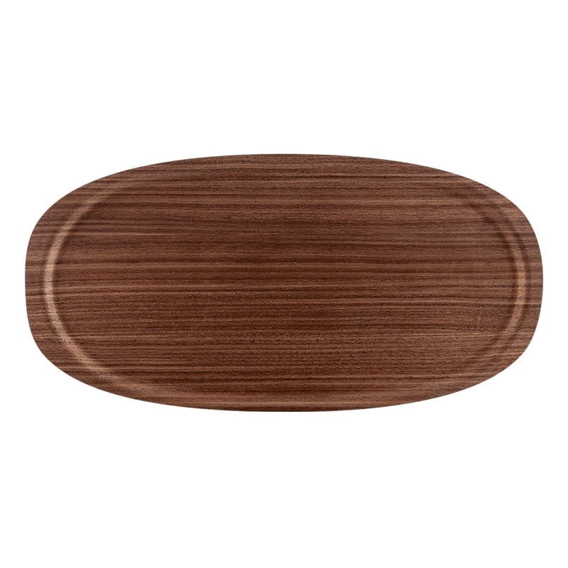 ÅRY HOME VIVIENTUM – Champagner Serviertablett aus Walnussholz – Bild 2