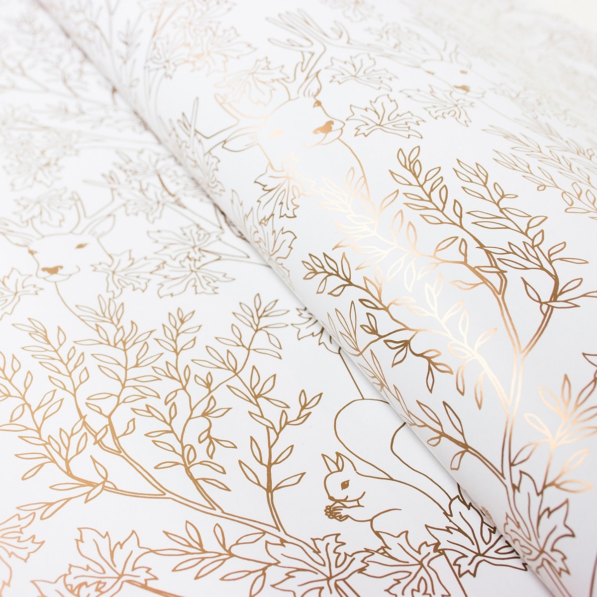 Bow & Hummingbird – GESCHENKPAPIER – Deep Forest