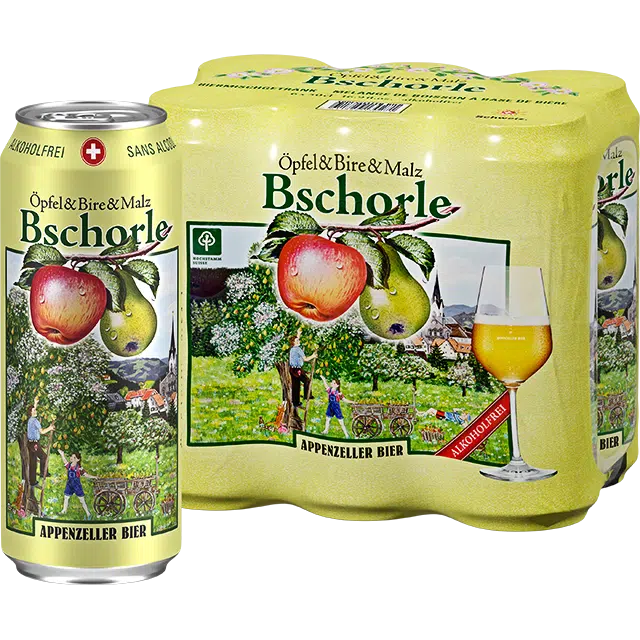 Appenzeller Bschorle alkoholfrei 24 x 50cl Dose