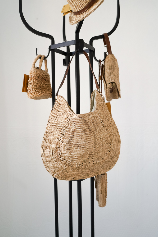 IBELIV Raffia Tasche “Meva” Tea – Bild 2