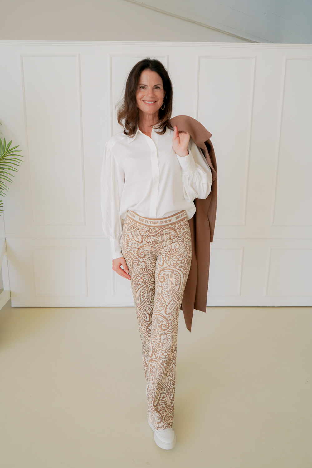 Herzen´s Angelegenheit Hemdbluse Seide “Weiß” – Bild 3