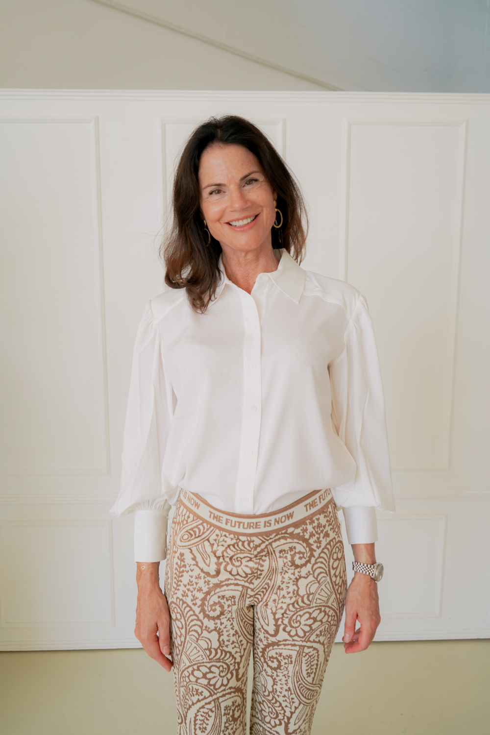 Herzen´s Angelegenheit Hemdbluse Seide “Weiß” – Bild 4