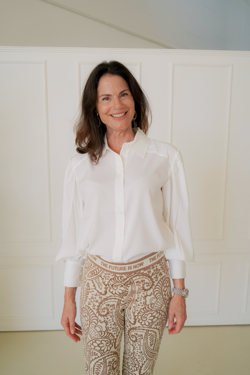 Herzen´s Angelegenheit Hemdbluse Seide “Weiß” – Bild 2