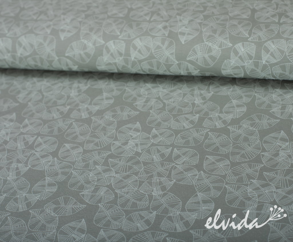 Jerseystoff Blätter – Bild 3