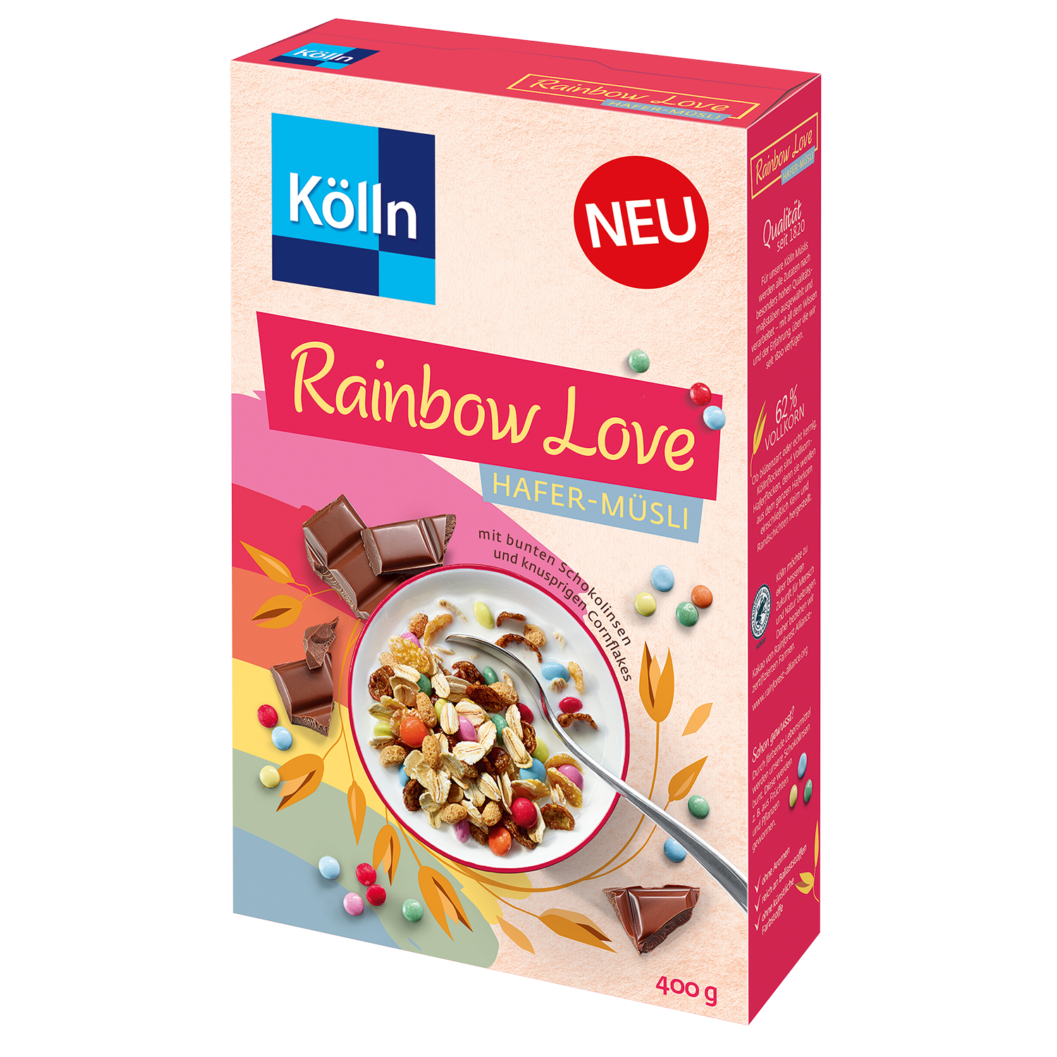 Kölln Rainbow Love Hafer-Müsli 400g
