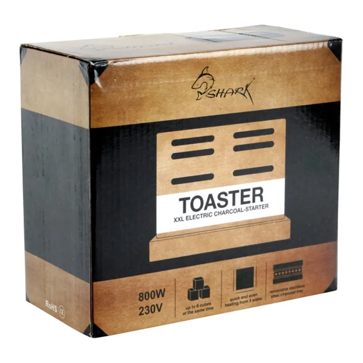 Shark Toaster XXL Electric Charcoal Starter 800W – Bild 6