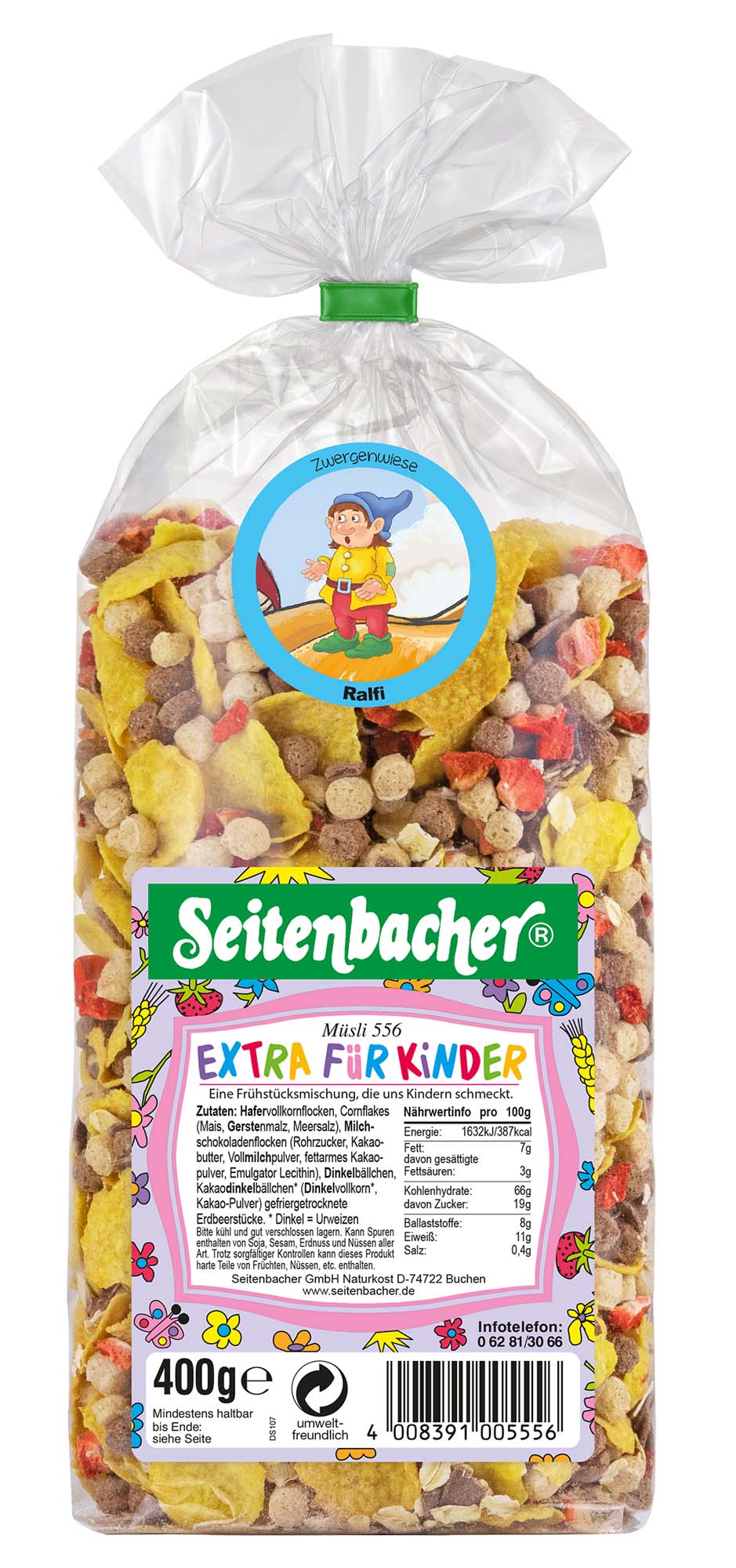 Seitenbacher Extra für Kinder 400g