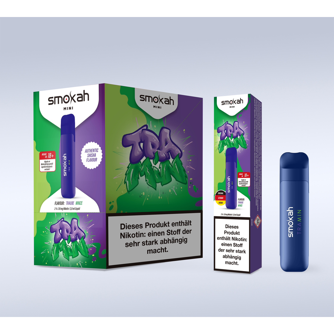 Smokah Glamee – Einweg E-Shisha 600 Züge – Tramin