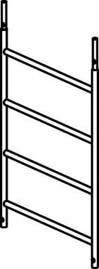 Hymer Fahrgerüst – Rahmenteil 4 Sprossen 607123